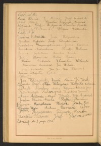 Podpis Bronisława Ambrożek na stronie nr 244 w tomie nr 31