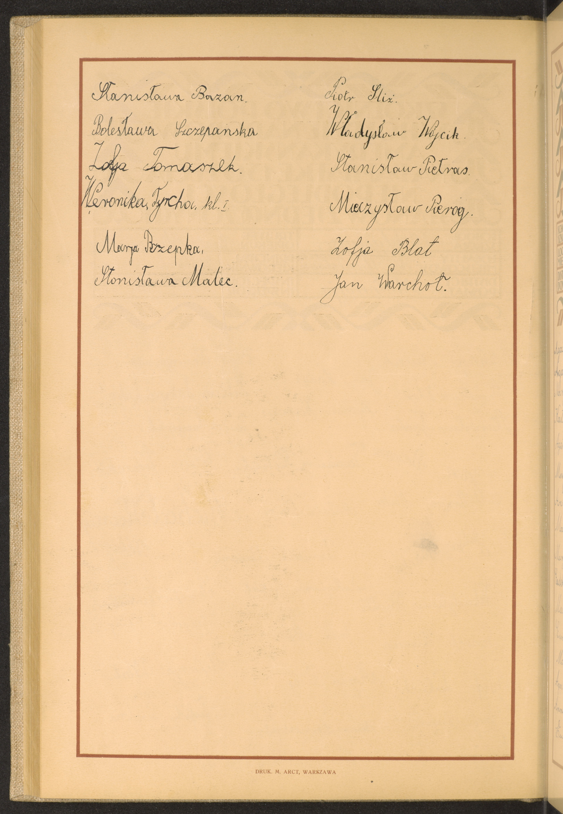 Podpis Jan Warchoł na stronie nr 246 w tomie nr 39