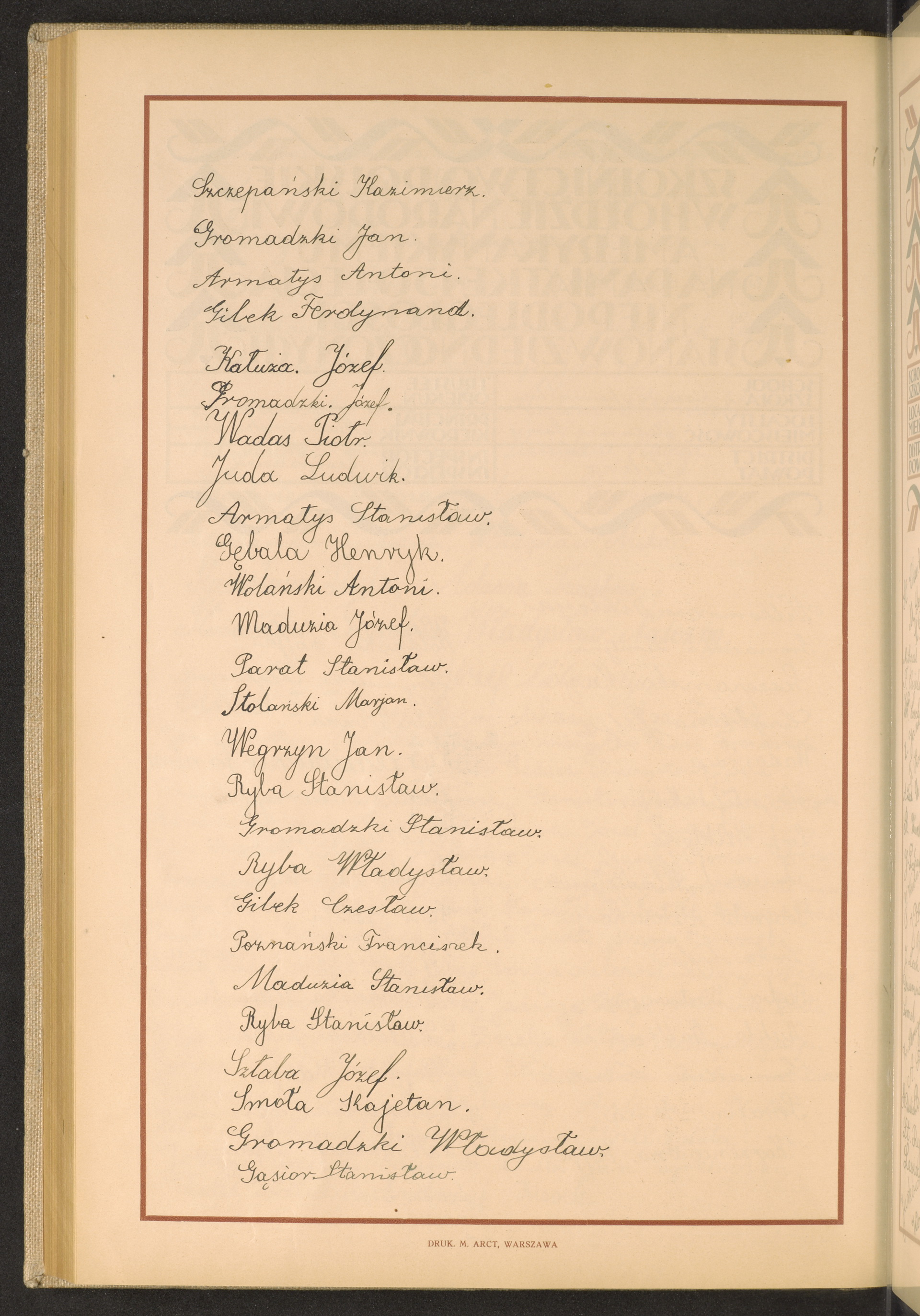 Podpis Stanisław Ryba na stronie nr 236 w tomie nr 61