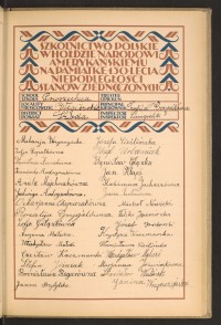 Podpis Franciszka Andryszak na stronie nr 165 w tomie nr 81