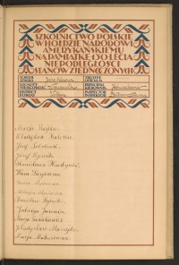 Podpis  Hatniczak na stronie nr 61 w tomie nr 91